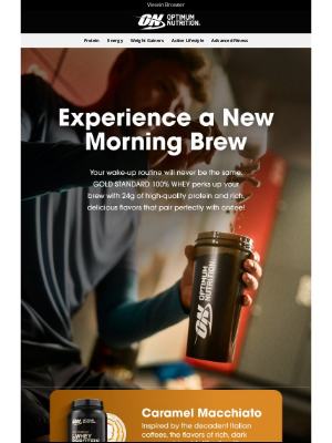 Optimum Nutrition - Perk Up Your Morning Brew with Protein ☕️✨