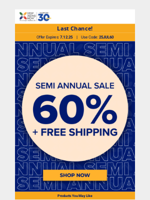 Stop Aging Now - Don't Miss Out: 60% Savings Await