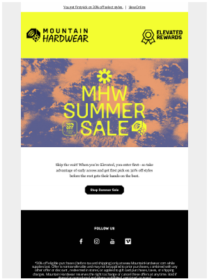 Mountain Hardwear - Early access to our Summer Sale—let’s go!