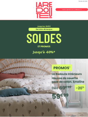 La Redoute (France) - Jusqu’à -60% pour repenser votre chambre 🤩