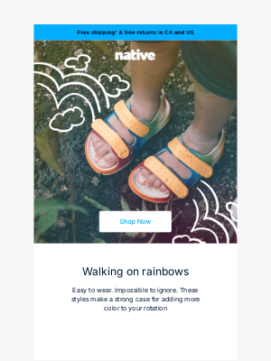 Native Shoes - Kids styles in every shade of summer