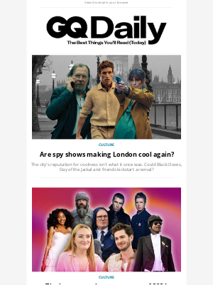 British GQ - Are spy shows making London cool again?