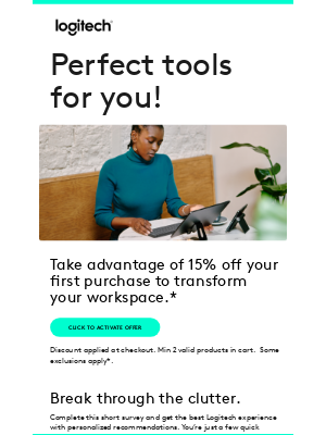 Logitech - Don’t miss out on 15% off