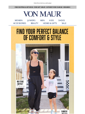 Von Maur - Trending Active Styles To Keep You Cool. All. Season. Long.