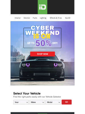 CARiD - 🏁 Cyber Weekend: The Finish Line for Big Savings!