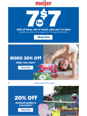 Meijer - Shop 7/$7 This Week and Deals Across the Store