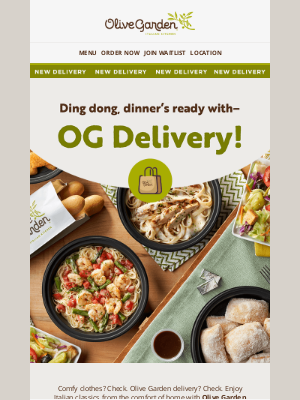 Olive Garden - Have you tried OG delivery yet?