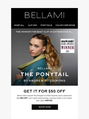 BELLAMI Hair - 🏆 Marie Claire’s Pick for Best Clip-In Extensions
