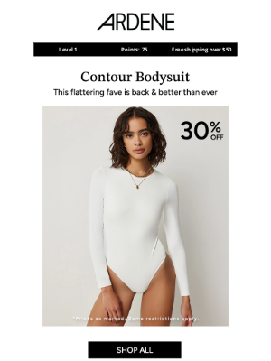 Ardene (Canada) - The Contour Bodysuit is BACK ✨