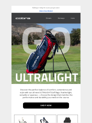 Cobra Golf - NEW | ULTRALIGHT Golf Bags