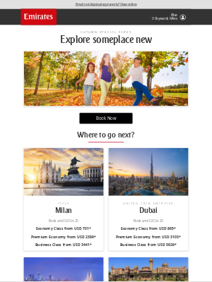Emirates - Catch the changing of the seasons around the world