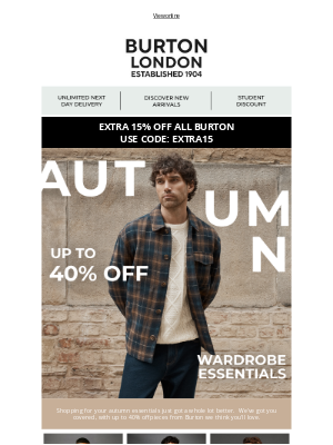 Burton (United Kingdom) - Wet Weather Styles For Less ⛈️👔