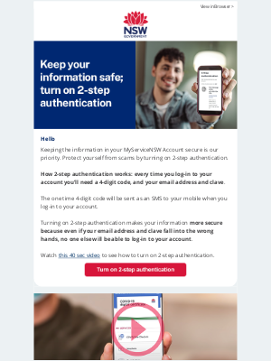 Workers Compensation Nominal Insurer - Protect your information, turn on 2-step authentication