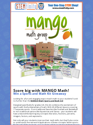STEMfinity - Score Big with Mango Math!