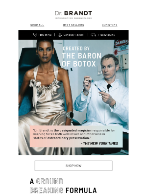 dr. brandt Skincare - Injectable Dupes by 'The Baron of Botox'