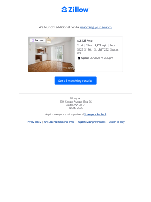 Zillow - 1 Rental Result for 'Seatac WA'