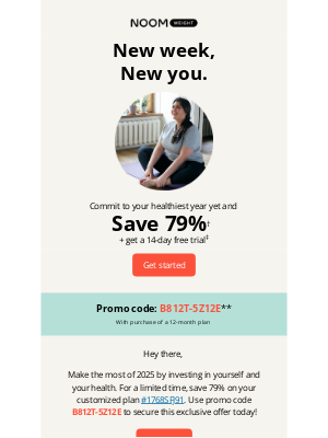 Noom - New week, new you—save 79% today ✨