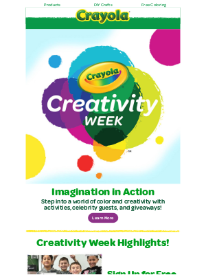 Crayola - 🖍️Get Ready for Crayola Creativity Week