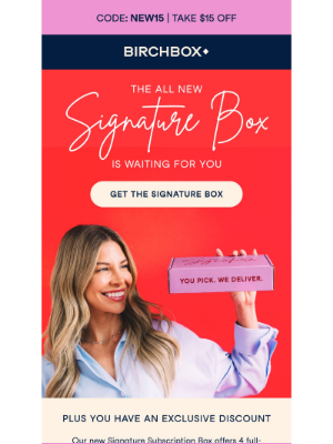 Birchbox(United Kingdom) - Open Up 💌 Your Exclusive Offer On The All-New Signature Box