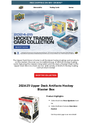 Upper Deck - Check Out The 2024-25 Hockey Collection on The Upper Deck Store!