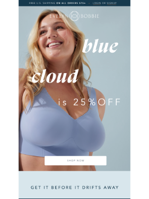 Evelyn & Bobbie - Blue Cloud is 25% OFF ☁️