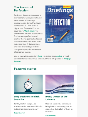 The Pursuit of Perfection