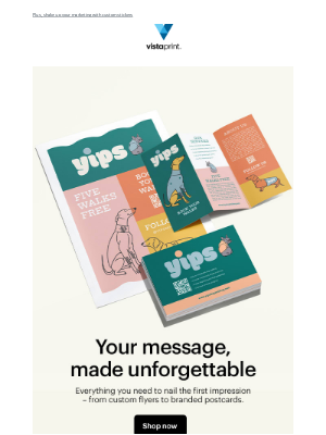 Vistaprint - Marketing must-haves that won’t break the bank!