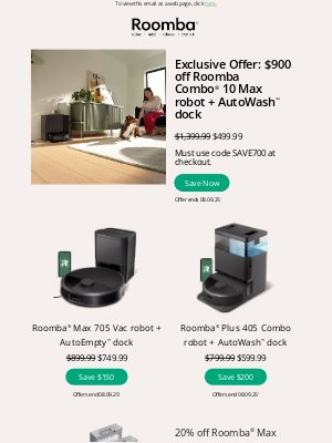 iRobot - Exclusive Deal Inside – Don’t Miss Out