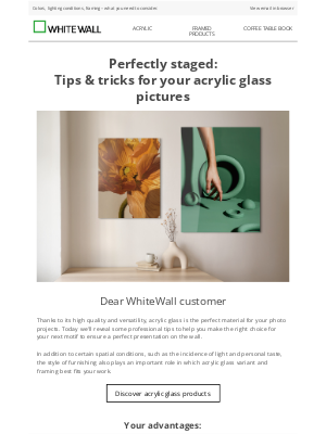 WhiteWall - Use these tips to skillfully showcase your motifs