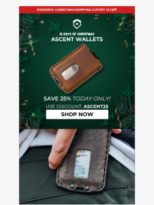 Trayvax - 🎄 25% Off Ascent Wallets