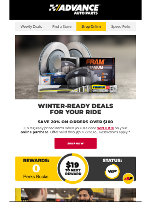 Advance Auto Parts - Cold Temperatures Ahead: Are You Prepped?