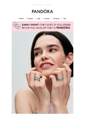 Pandora Jewelry USA - Mailcharts, mood-boosting summer styles