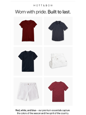 Mott & Bow - Your 4th of July uniform.