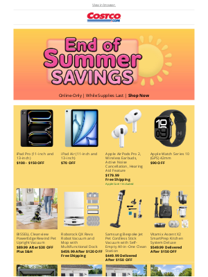 Costco - Don't Miss Out on Summer Savings - Ending Soon!