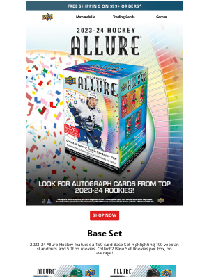 Upper Deck - 2023-24 Allure Hockey is Now Available!