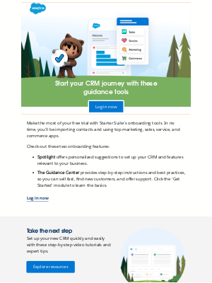 Salesforce - Take the first step to setting up Salesforce