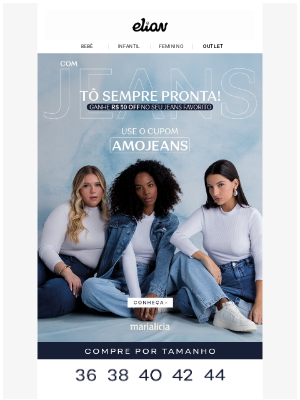 Oibem (Brazil) - Ganhe R$50 OFF no jeans que veste sua atitude! 👖