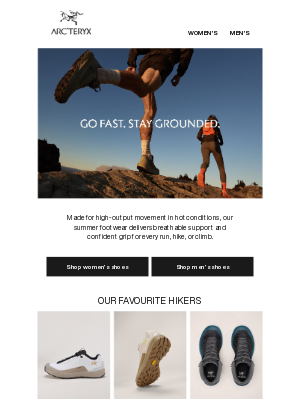 Arc’teryx - Footwear for summer missions