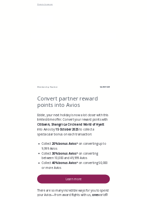 Qatar Airways - Eddie, collect up to 40% bonus Avios