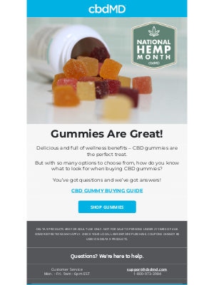 cbdMD - CBD Gummy Buying Guide