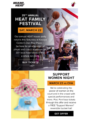 Miami Heat - THIS SATURDAY: HEAT Family Festival '25 🎉