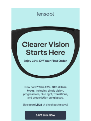 Lensabl - Save 25% on Lenses for Labor Day!