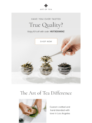 Art of Tea - Take an unforgettable sip