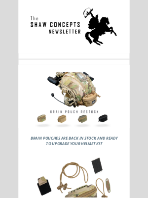 Shaw Concepts - Shaw Concepts Newsletter - BRAIN Pouch RESTOCK