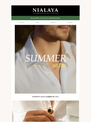 Nialaya Jewelry - Find Your Summer Look