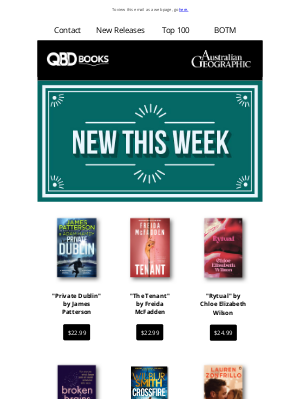 QBD The Bookshop (Australia) - QBD Books: New This Month