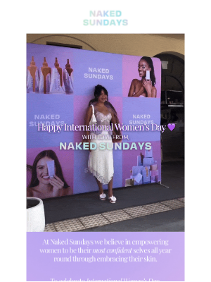 Naked Sundays (Australia) - Happy International Women's Day💜