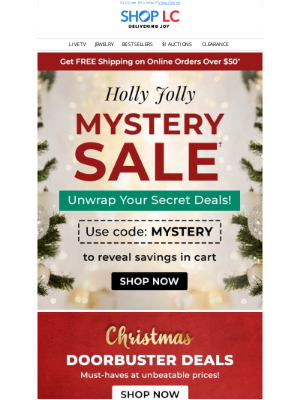 Shop LC - Psst... Unwrap Your Secret Deals! 🎁