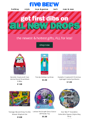 Hollar - new drops! gift-worthy steals