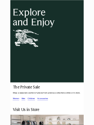 Burberry USA - The Private Sale continues